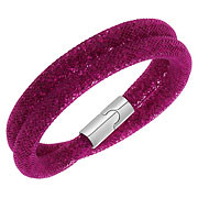 Stardust Fuchsia Double Bracelet